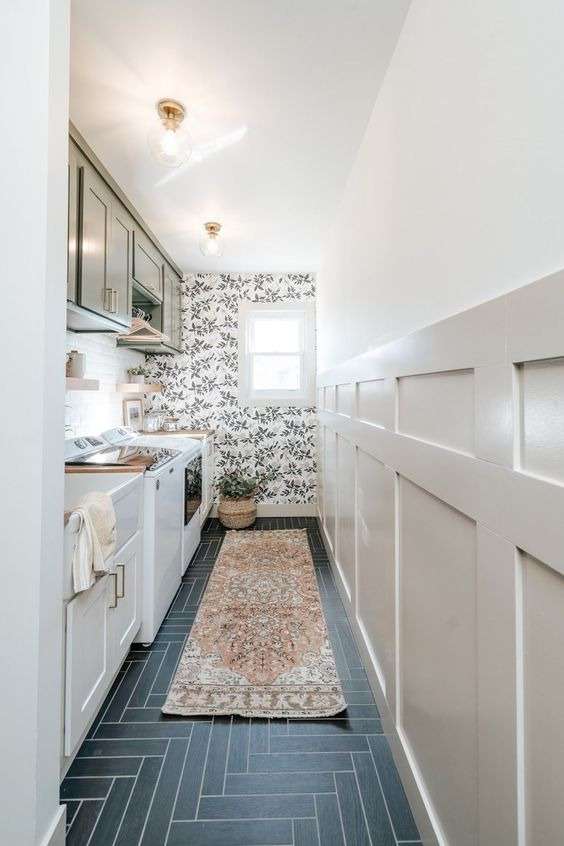 The flooring in your laundry room