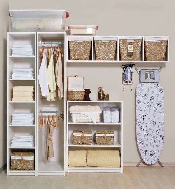 Create a Folding Station  in your laundry room