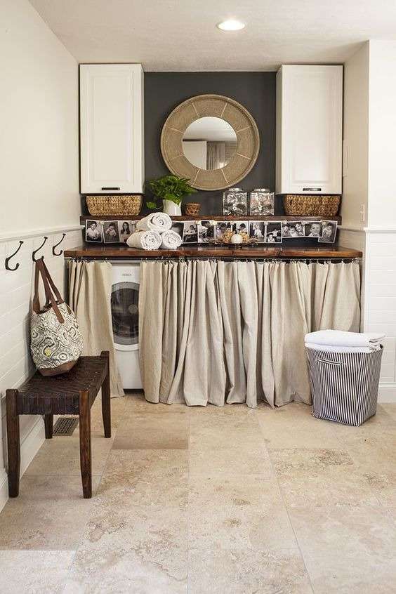 Add Finishing Touches in your laundry room
