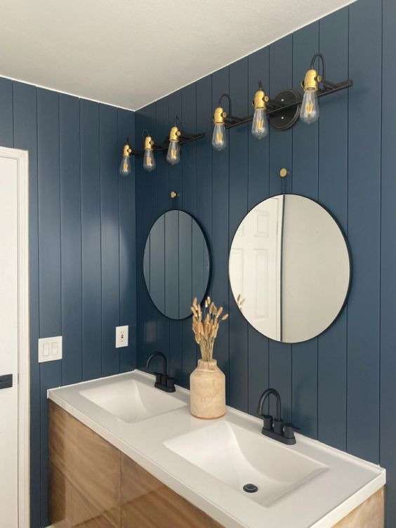Nautical Delight of Shiplap in bathroom