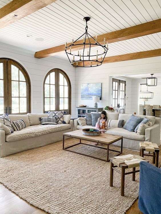 extending shiplap to the ceiling
