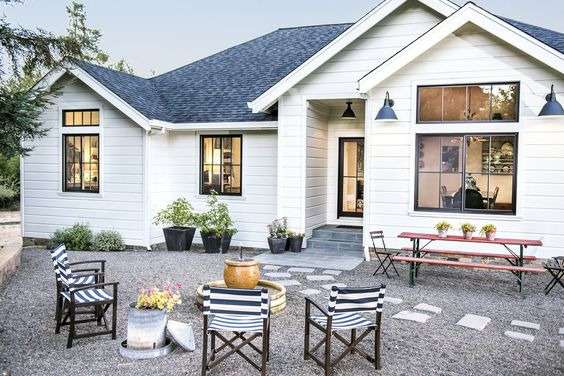 Exterior Beauty with Shiplap Walls