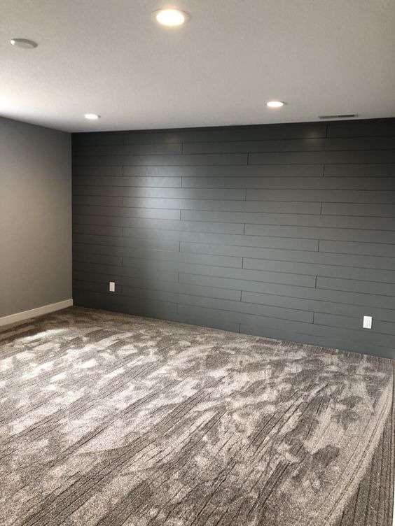 Graphite Gray For Shiplap Walls