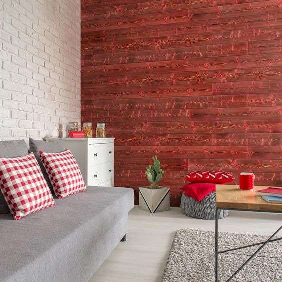 rustic red Shiplap