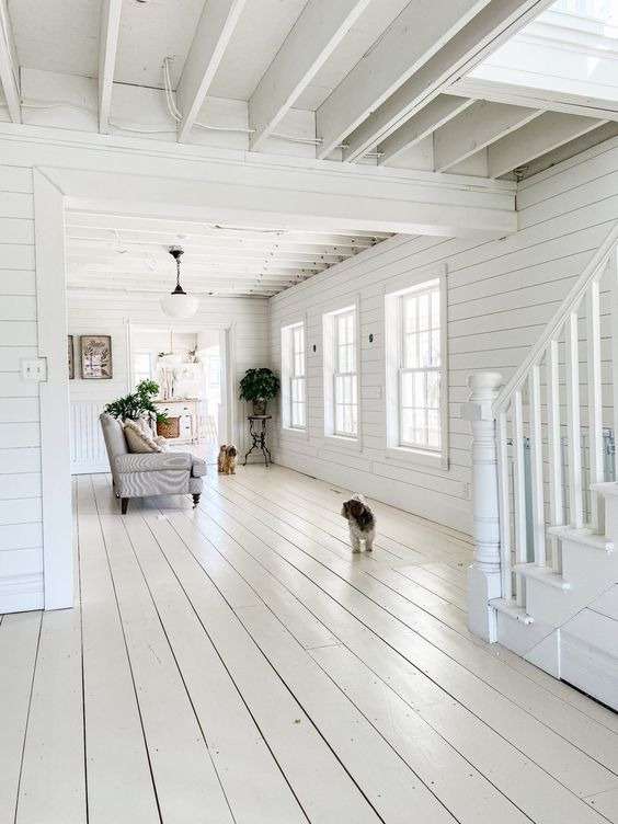 Clear White For Shiplap Walls