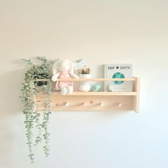 wall-mounted peg for hanging in Small child's bedroom
