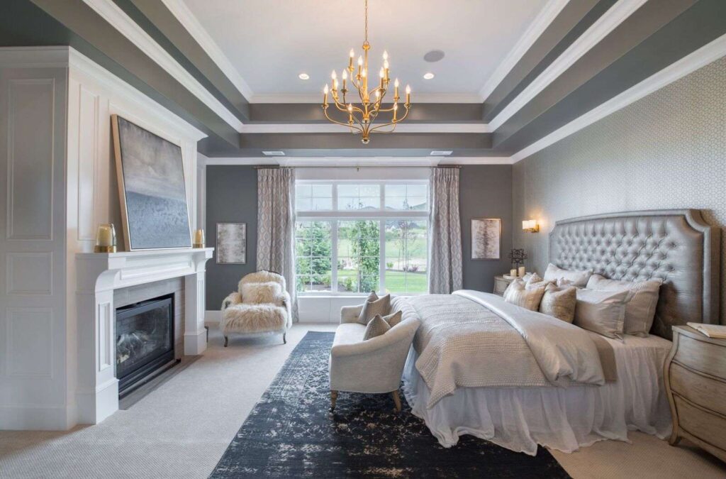 tray ceiling Bedroom