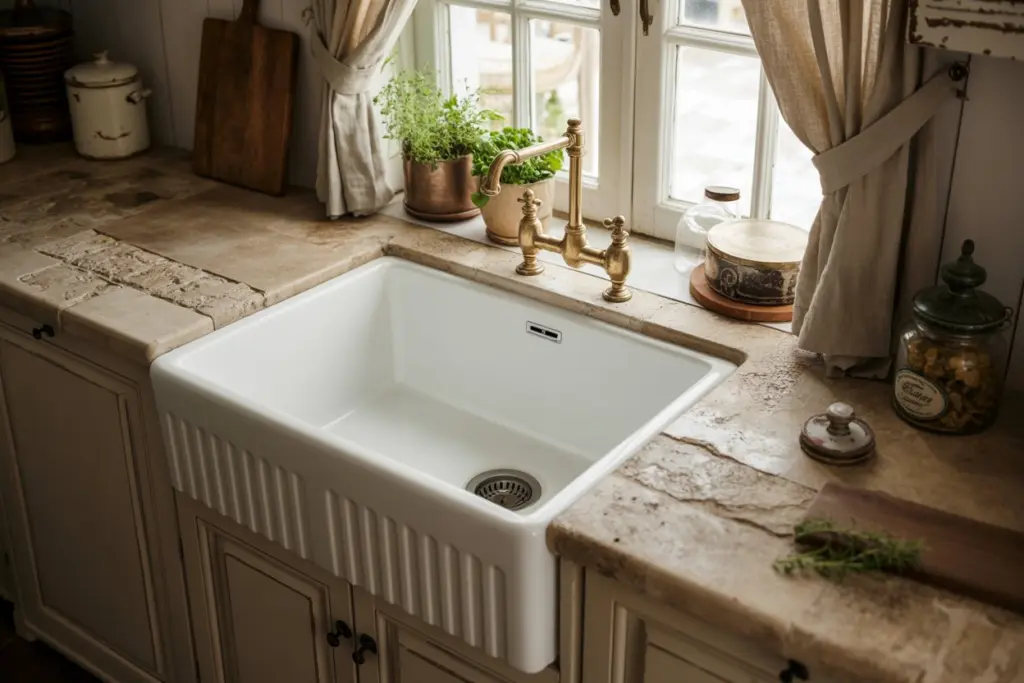 Farmhouse Sink and Countertops