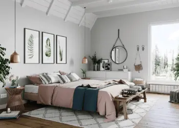 Scandinavian Bedroom Interior