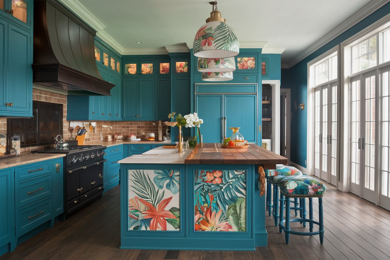 Maximalist kitchen Pendant Lights