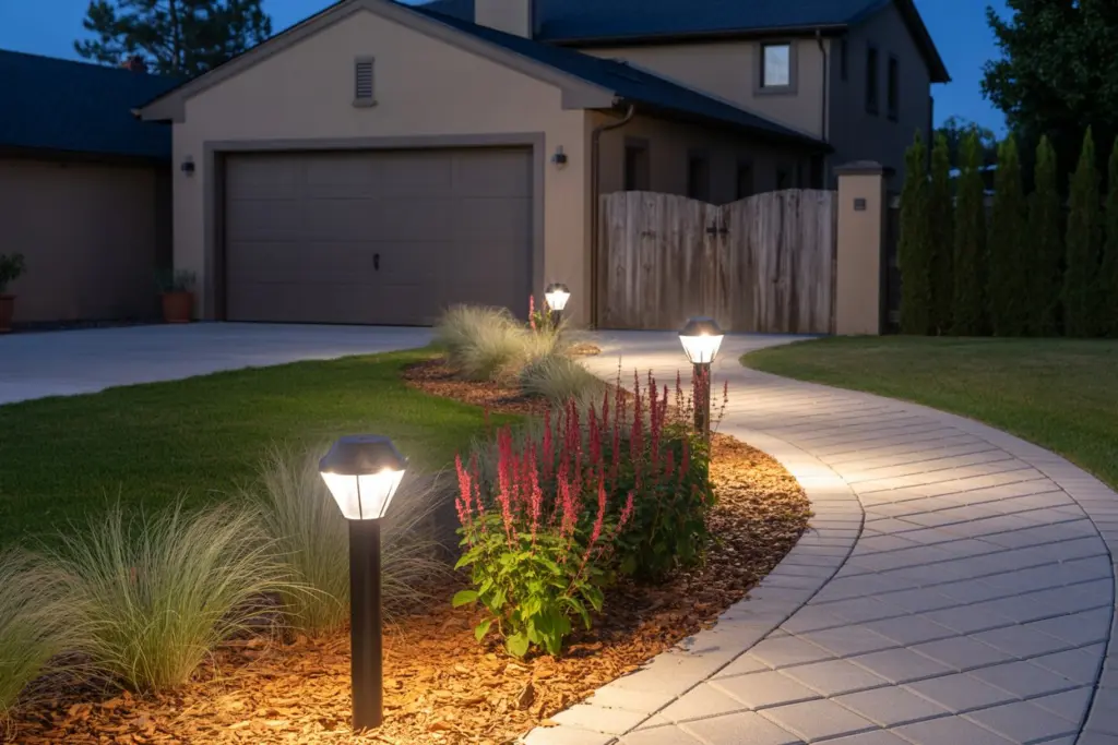 Lighting of Landscaping front yard