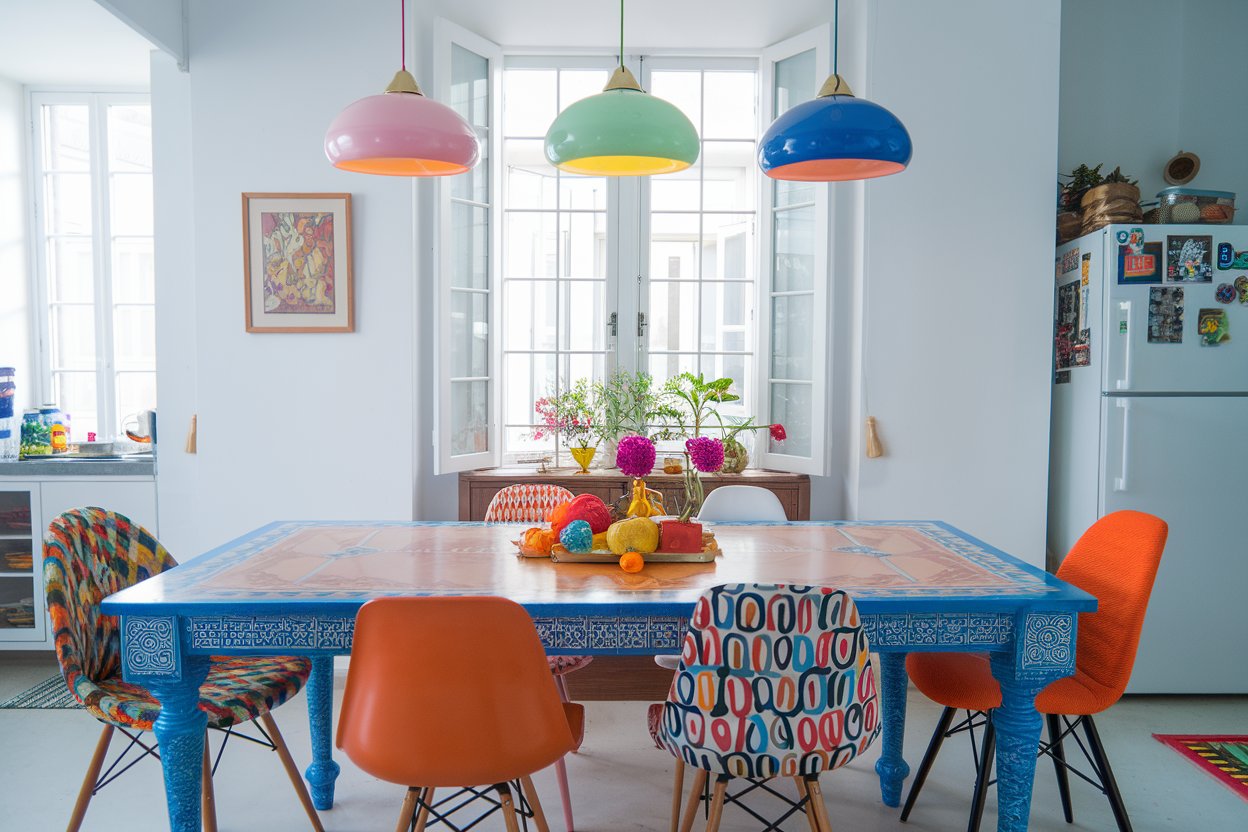 Maximalist Decor Kitchen-dining room
