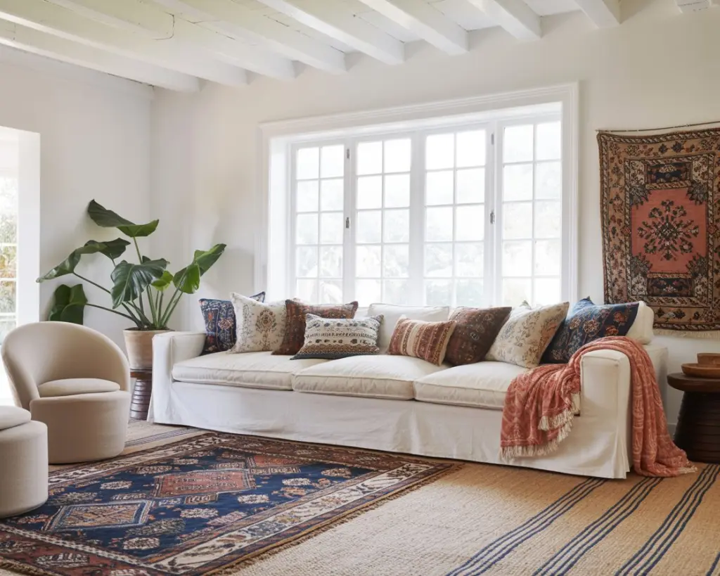 Find out How to create a Chic Boho Living Room? 5 Boho Style Living Room