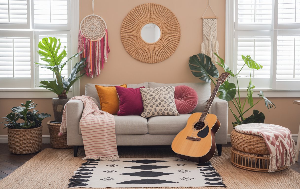 Boho Style colors pattern