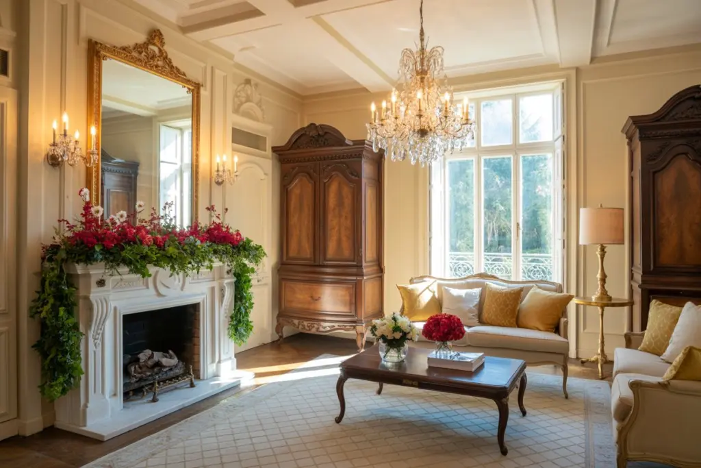 French living rooms, Country living room design