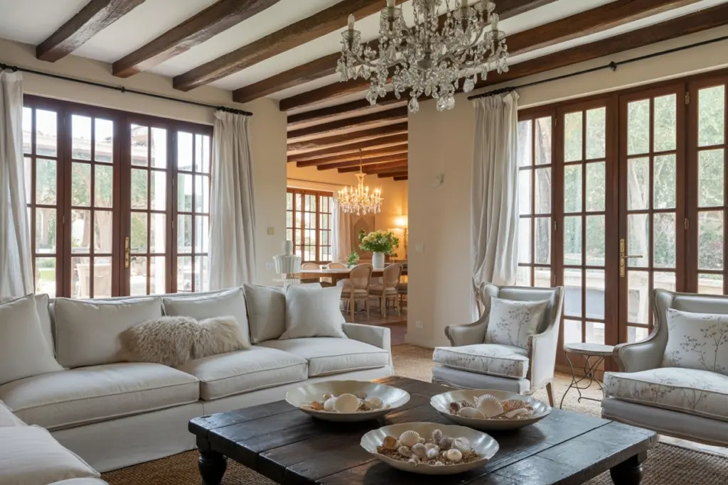 French Country Interior Design, Country Style Living Room Design