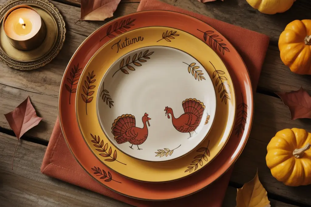 Thanksgiving Themed Dinnerware
