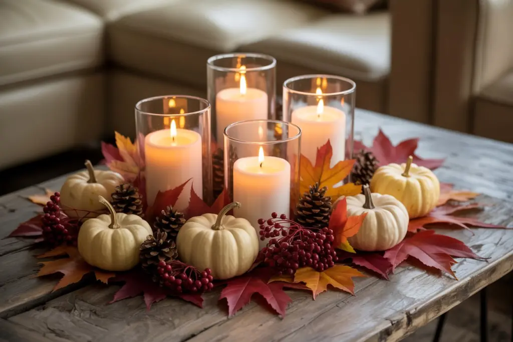 Thanksgiving-Themed Centerpieces