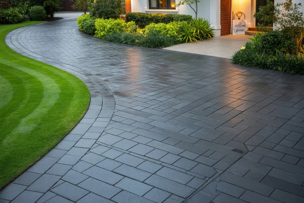 Stamped Concrete driveways