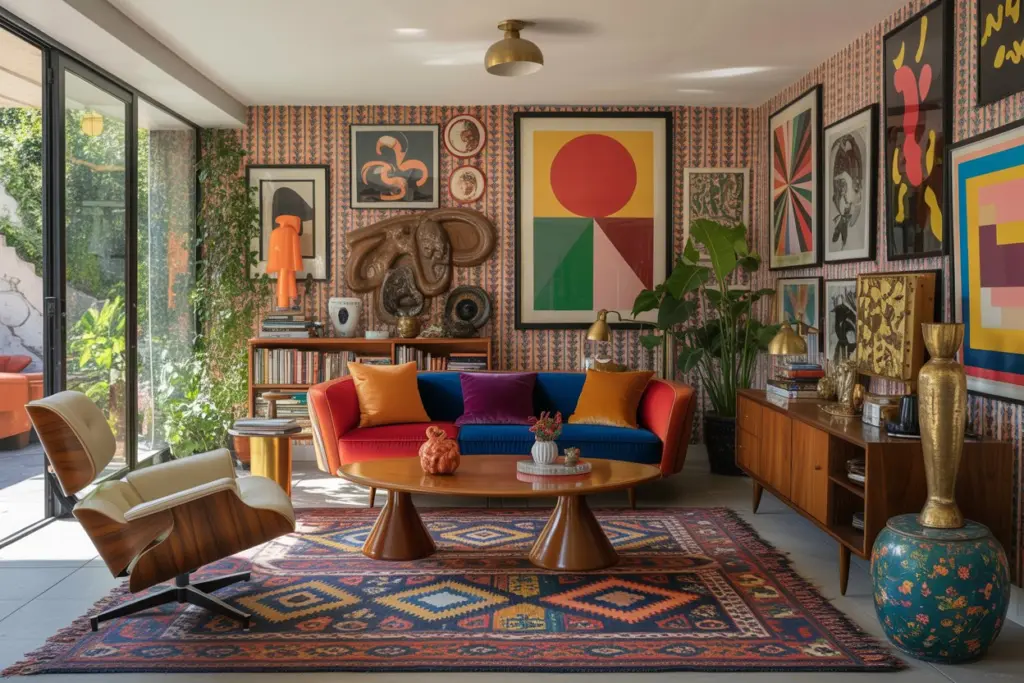 Maximalist Mid Century Modern