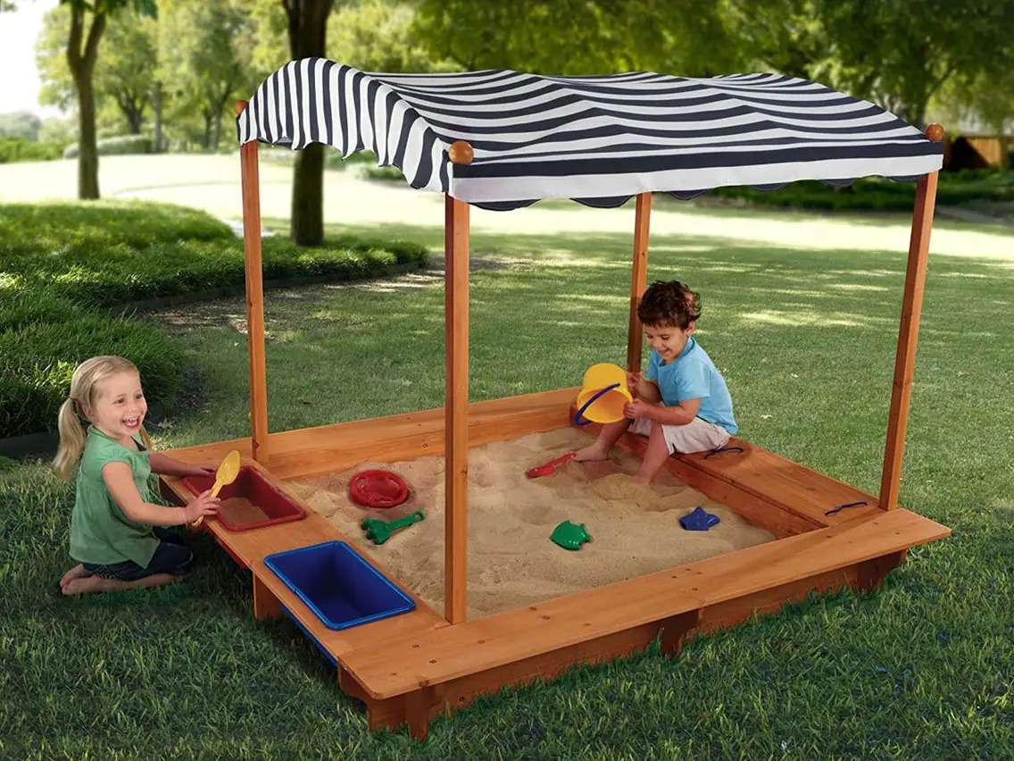 Sandbox Adventure for outdoor spaces for toddlers