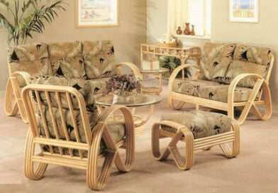 What was furniture like in the 1980s: Rattan and wicker 