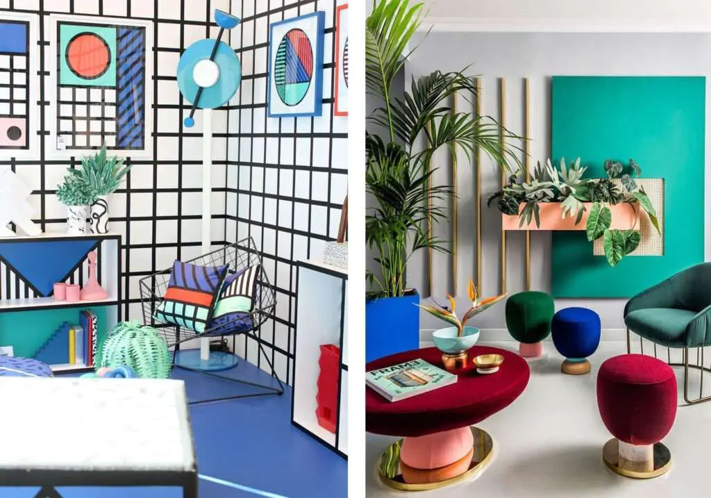 How To Use The 80s interior design style For A Timeless Charm? 2 Neon Elegance in 80s interior design