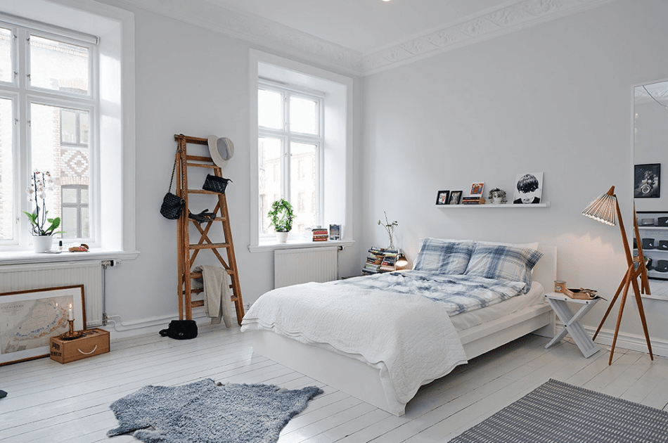 Scandinavian bedroom colors