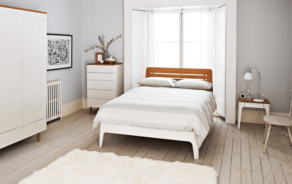 Abundant Natural Light in Scandinavian bedroom