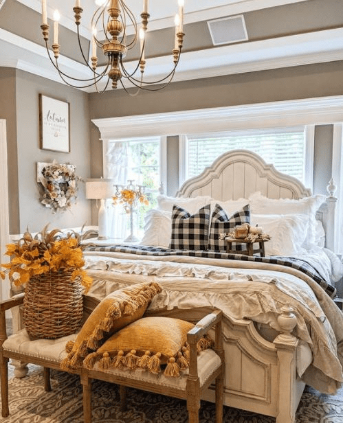  Fall Home Decor Ideas, autumn bedroom