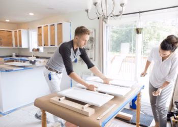 How to painting kitchen cabinets