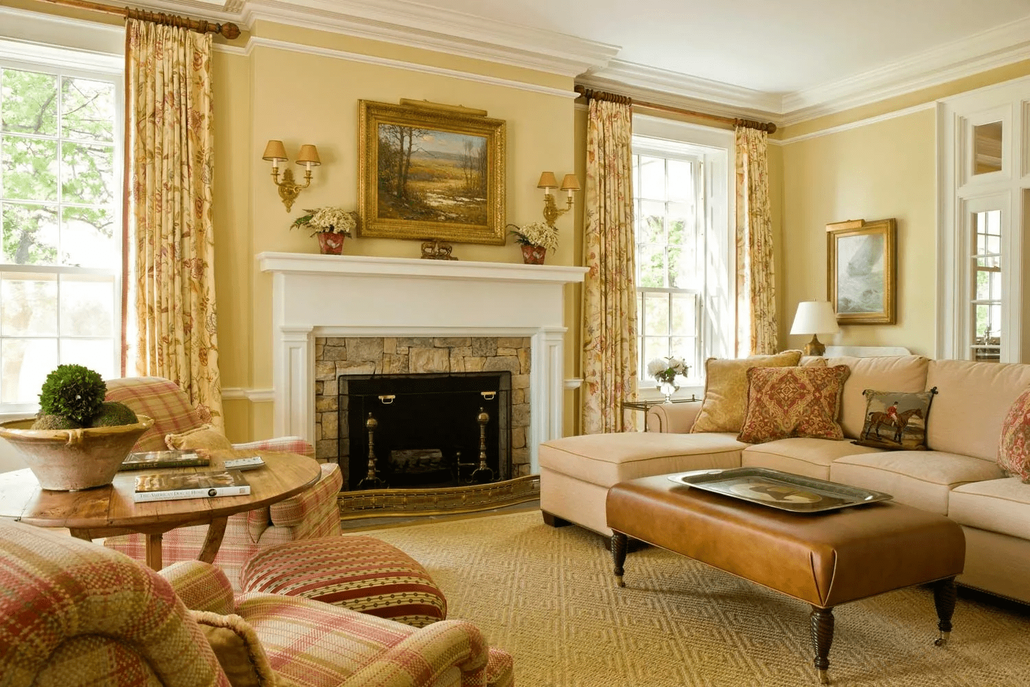 traditional home design plans ,Old Style Living Room
