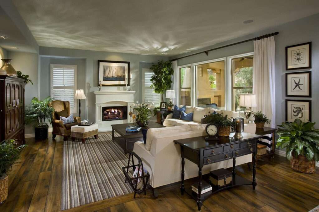  Nature in your farmhouse living room