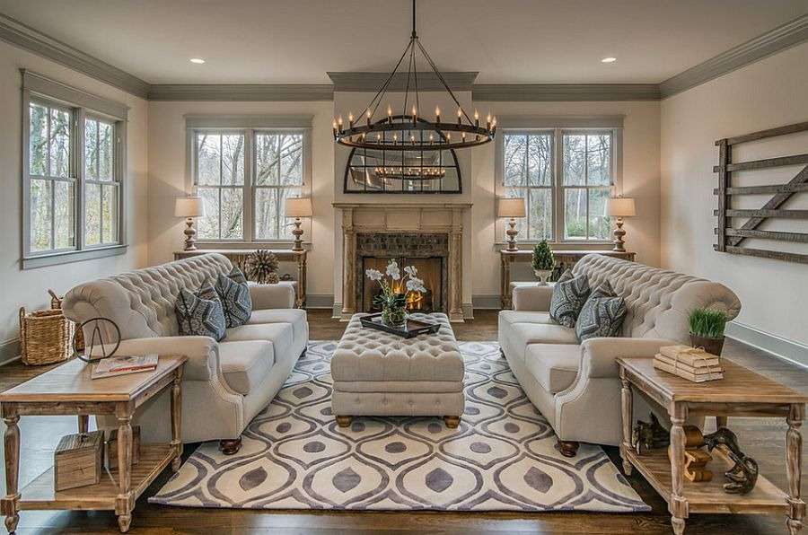 Hidden Storage Solutions  in your farmhouse living room