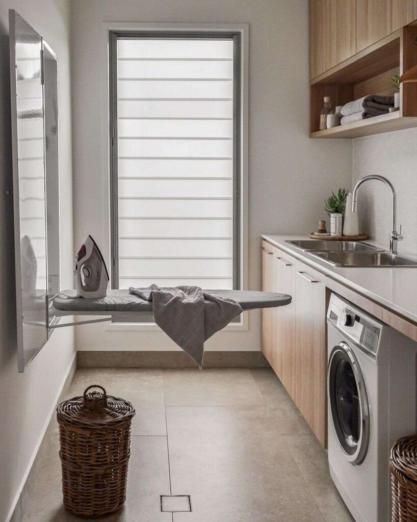 Storage Solutions in your Farmhouse Laundry room
