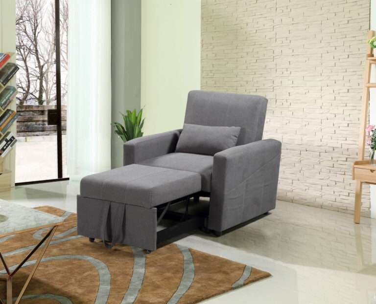 Convertible armchair in living room