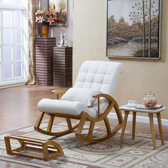 Rocking chair in living room