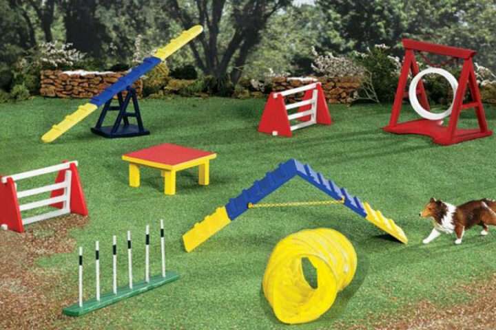 Mini Obstacle Course for outdoor spaces for toddlers