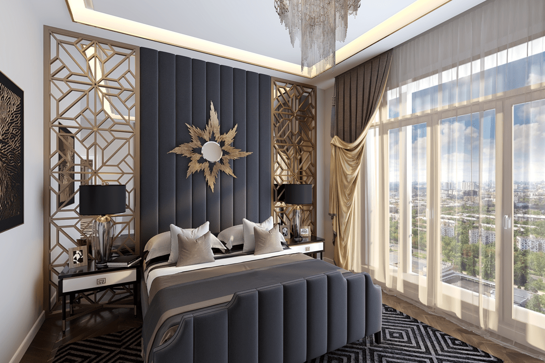 Art deco Decor, Golden Art deco
