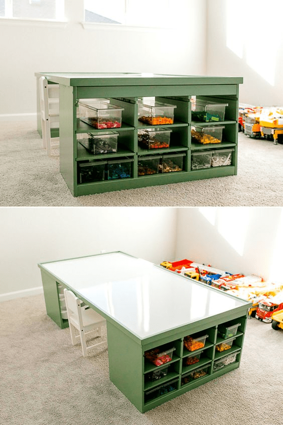 DIY Lego table. IKEA HACK that got people talking