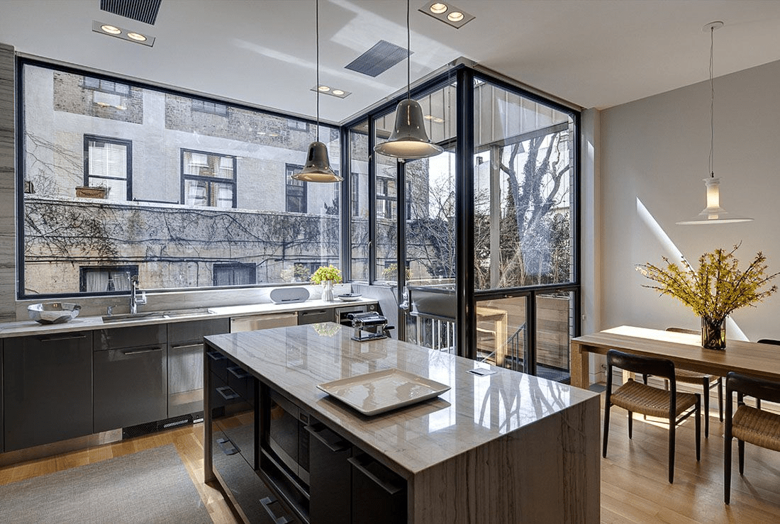 Kitchen in Townhouse Interior Design