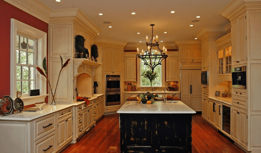 Functional Layout of Colonial Kitchen