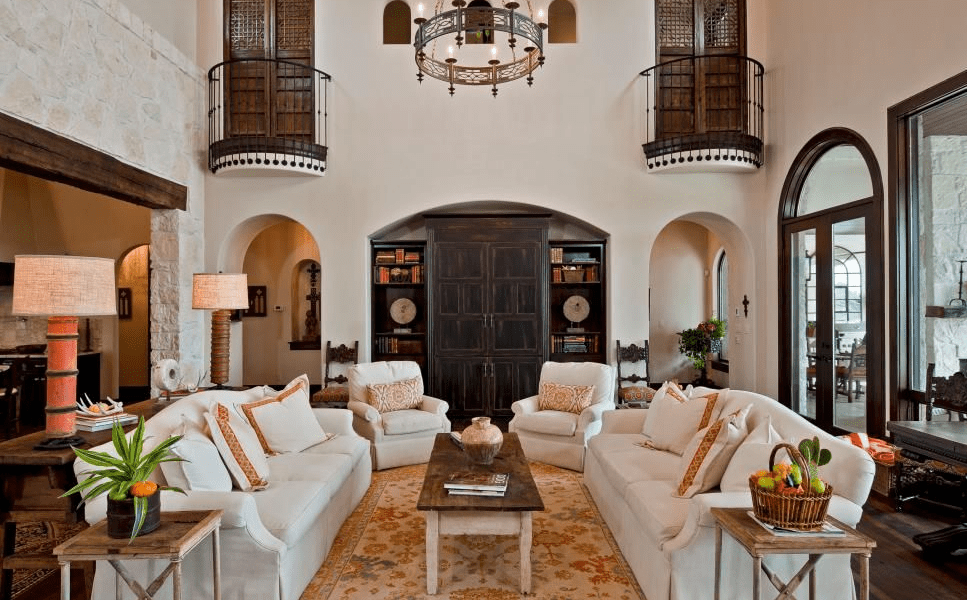 Furniture in modern spanish decor