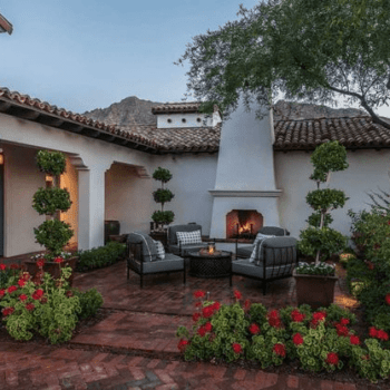 modern spanish outdoor living