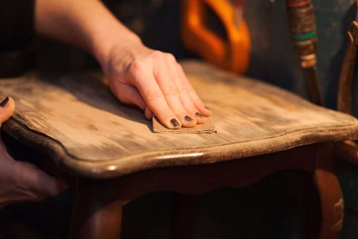 sandpaper for IKEA furniture