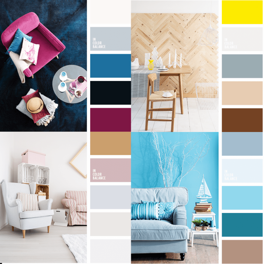  the Right interior design color schemes