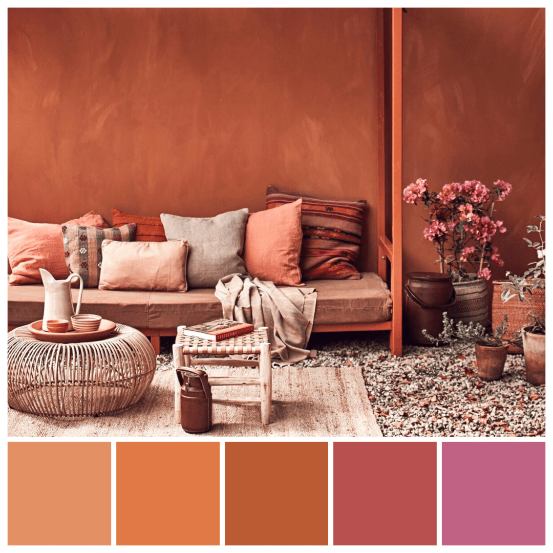  Terracotta Tones Colour Shade