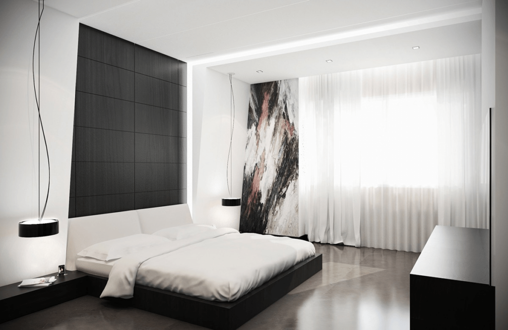 black and white bedroom |black and white Color Scheme