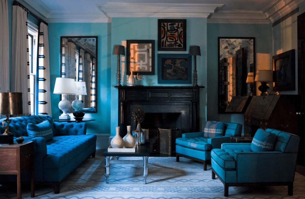 House Interior With Monochromatic Color Schemes