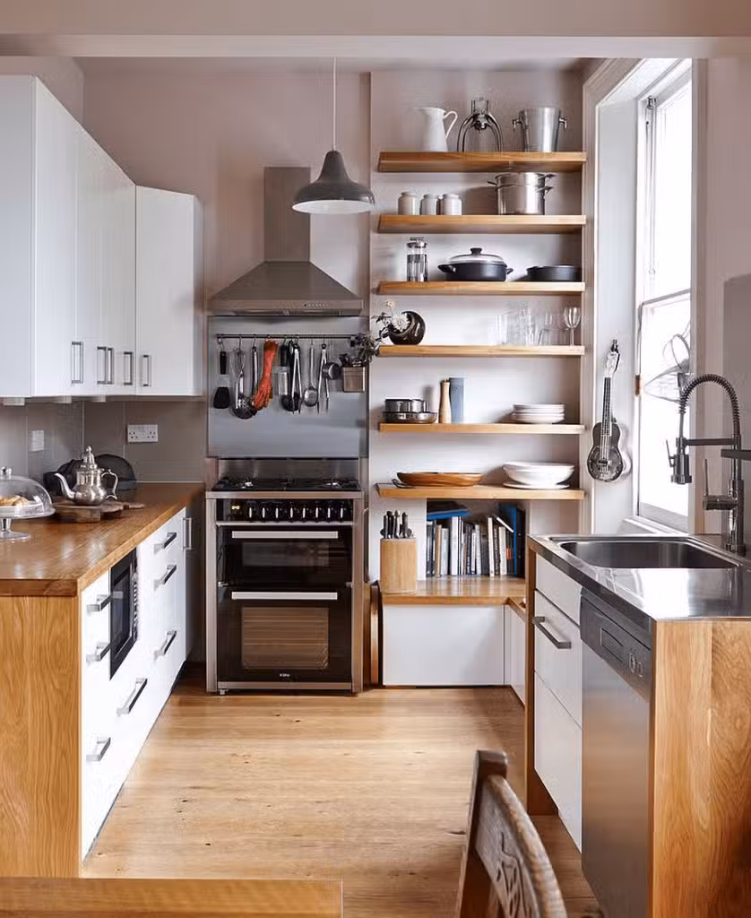 25 Cute Decorating Ideas for Small Apartments: How to Maximize your Space 17 Compact Kitchen Solutions|tiny apartment interior design